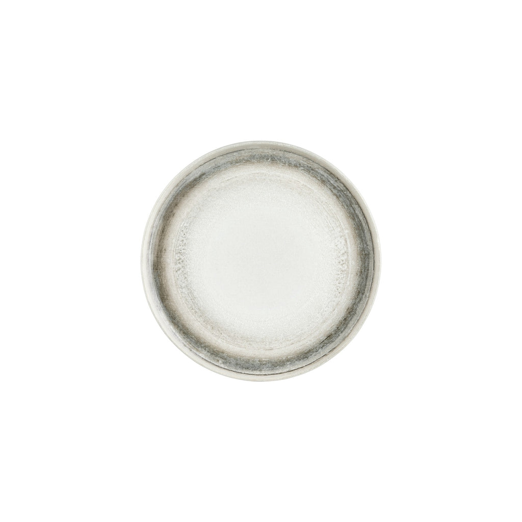 Turgla Ephyra dia.9.75Inch  Round Gray Vitrified Plate SKU: T-EPHZT25DZ-12