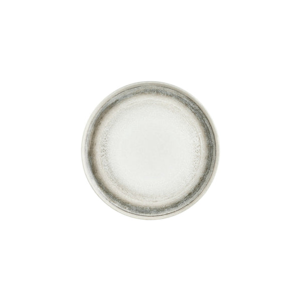 Turgla Ephyra dia.9.75Inch  Round Gray Vitrified Plate SKU: T-EPHZT25DZ-12