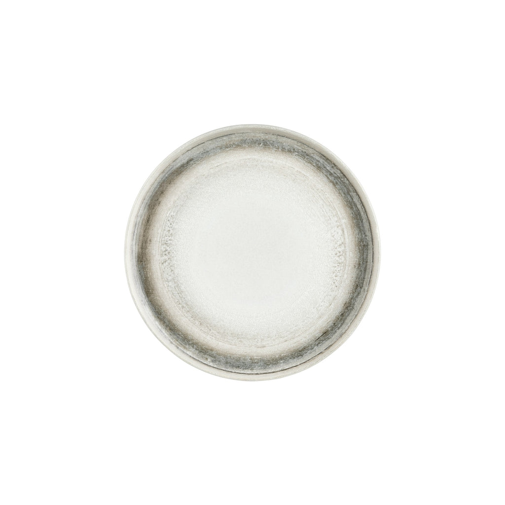 Turgla Ephyra dia.10.75Inch  Round Gray Vitrified Plate SKU: T-EPHZT27DZ-12