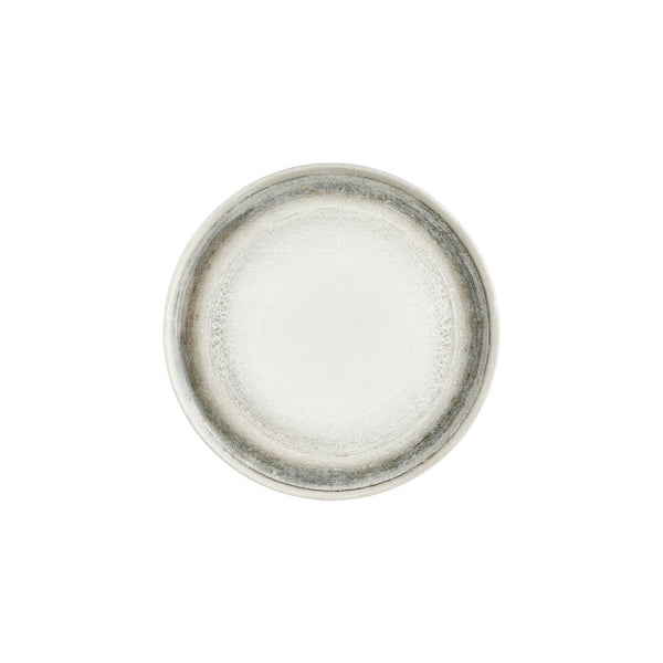 Turgla Ephyra dia.10.75Inch  Round Gray Vitrified Plate SKU: T-EPHZT27DZ-12