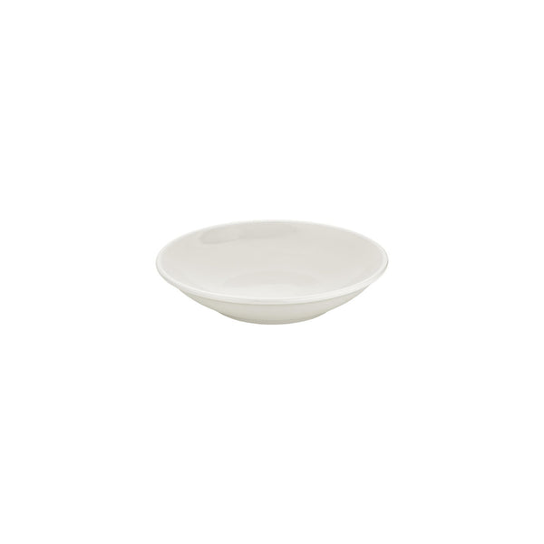 Turgla Gourmet dia.9Inch  h:1.75Inch  34 oz. Round Warm White Vitrified Deep Plate SKU: T-FL23CK-6