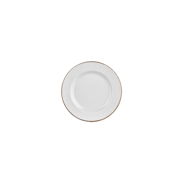Turgla Grace dia.6.75Inch  Round Brown Vitrified Plate SKU: T-GREGT17DZ-12