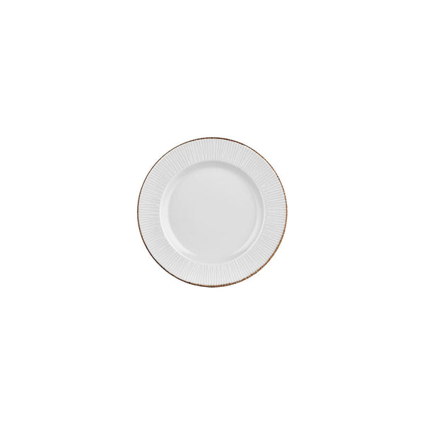 Turgla Grace dia.7.5Inch  Round Brown Vitrified Plate SKU: T-GREGT19DZ-12