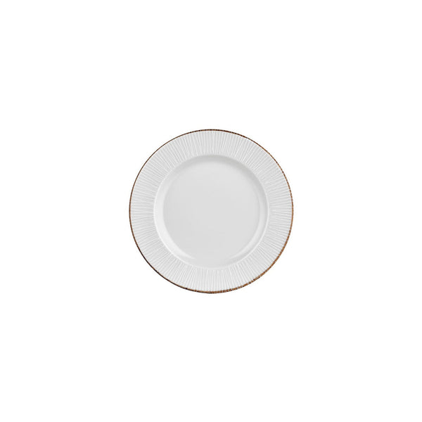 Turgla Grace dia.8.25Inch  Round Brown Vitrified Plate SKU: T-GREGT21DZ-12