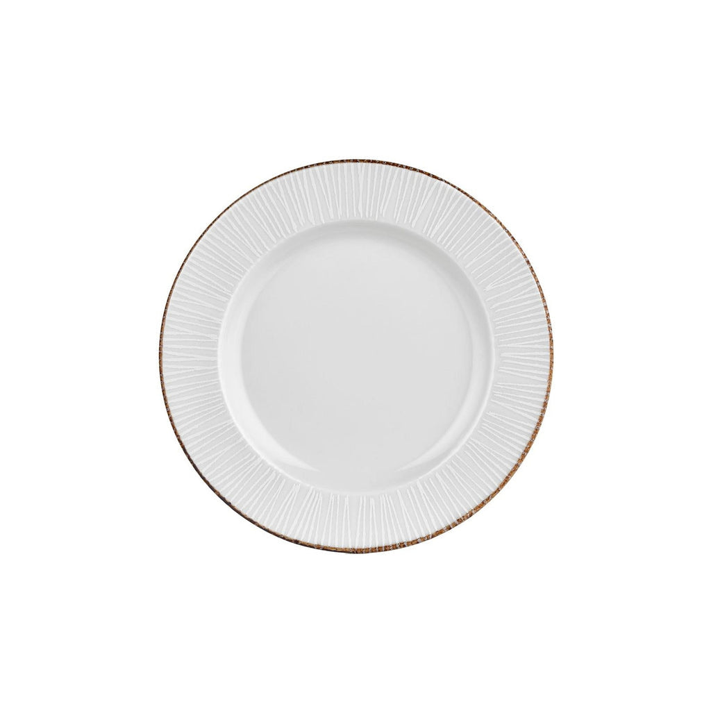 Turgla Grace dia.11.75Inch  Round Brown Vitrified Plate SKU: T-GREGT30DZ-6