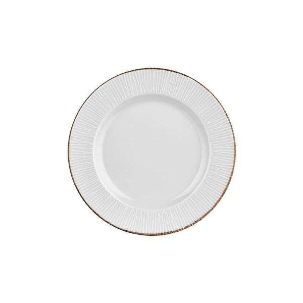 Turgla Grace dia.11.75Inch  Round Brown Vitrified Plate SKU: T-GREGT30DZ-6