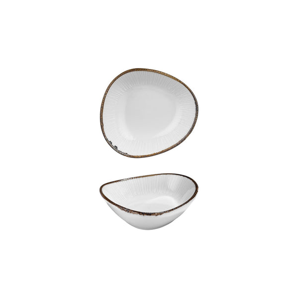Turgla Grace 4Inch  x 3.5Inch  x h:0Inch  3 oz. Organic Brown Vitrified Bowl SKU: T-GREIS10KS-24
