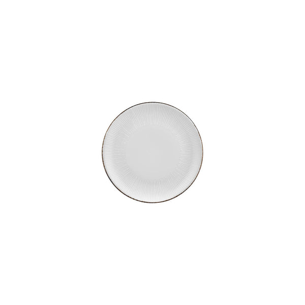 Turgla Grace dia.6.75Inch  Round Brown Vitrified Plate SKU: T-GREZT17DZ-12