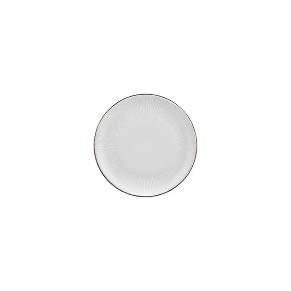 Turgla Grace dia.7.5Inch  Round Brown Vitrified Plate SKU: T-GREZT19DZ-12