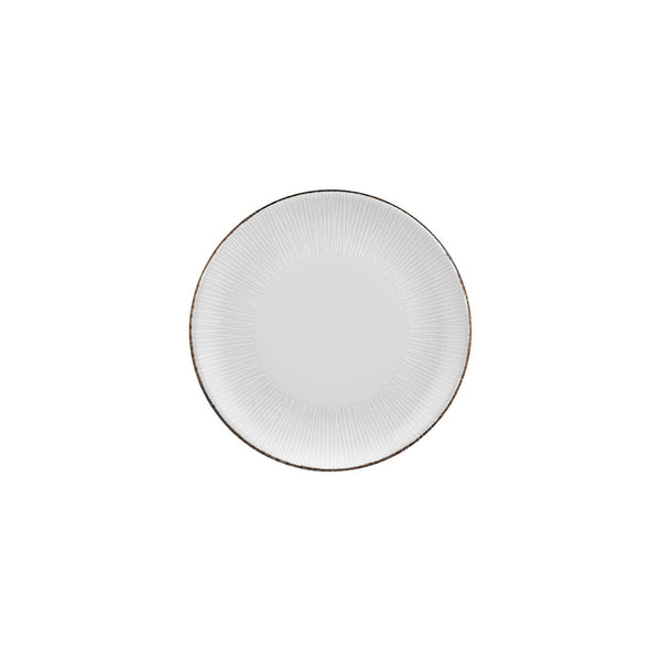 Turgla Grace dia.9Inch  Round Brown Vitrified Plate SKU: T-GREZT23DZ-12