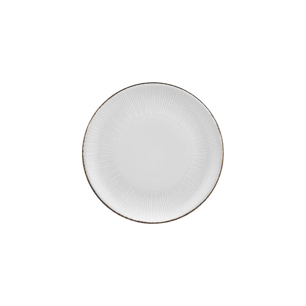 Turgla Grace dia.9.75Inch  Round Brown Vitrified Plate SKU: T-GREZT25DZ-12