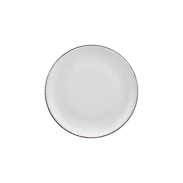 Turgla Grace dia.10.75Inch  Round Brown Vitrified Plate SKU: T-GREZT27DZ-12
