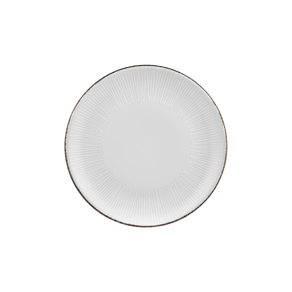 Turgla Grace dia.11.75Inch  Round Brown Vitrified Plate SKU: T-GREZT30DZ-6