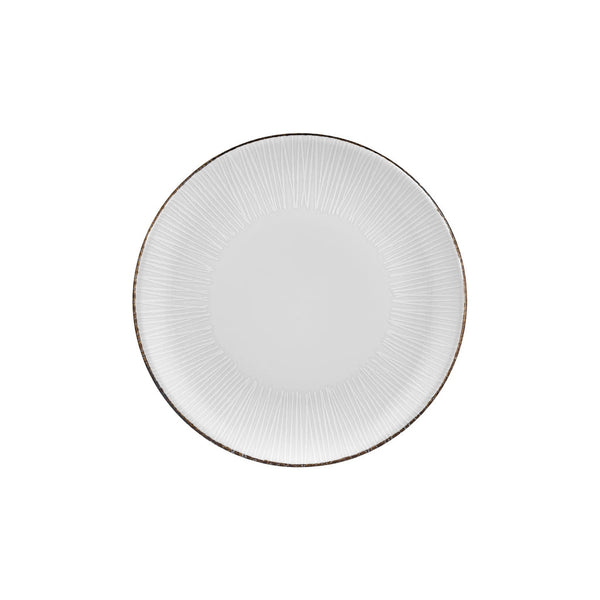 Turgla Grace dia.11.75Inch  Round Brown Vitrified Plate SKU: T-GREZT30DZ-6