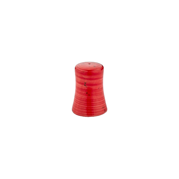 Turgla Ardent dia.2Inch  h:0Inch  Round Red Vitrified Pepper Shaker SKU: T-HAADGT01BB-24