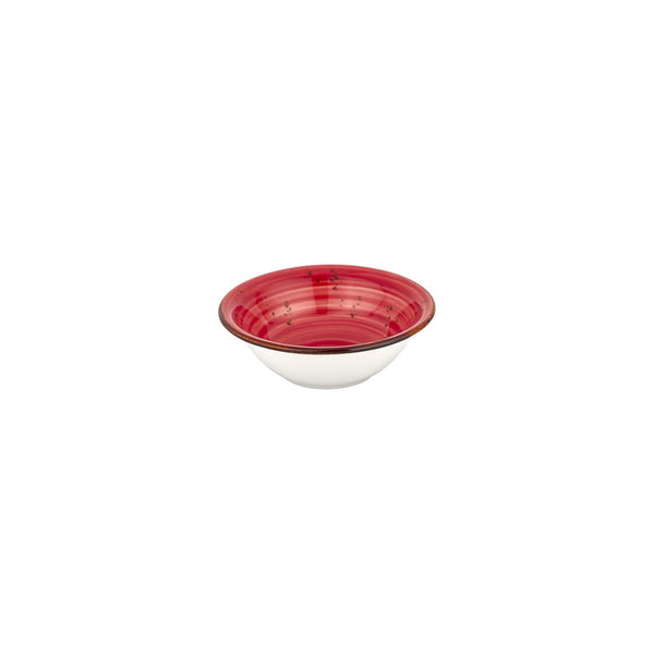 Turgla Ardent dia.6.25Inch  h:2.25Inch  17 oz. Round Red Vitrified Bowl SKU: T-HAADZT16KS-12