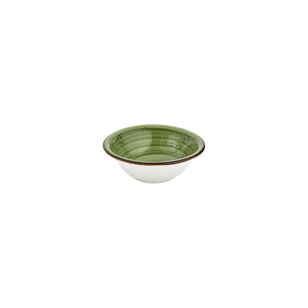 Turgla Breeze dia.6Inch  h:2Inch  12 oz. Round Green Vitrified Bowl SKU: T-HABRZT15KS-12