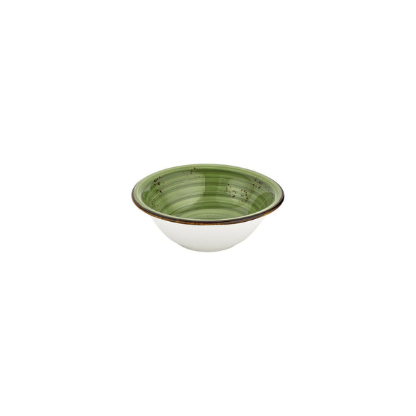 Turgla Breeze dia.7.75Inch  h:2.75Inch  30 oz. Round Green Vitrified Bowl SKU: T-HABRZT20KS-6