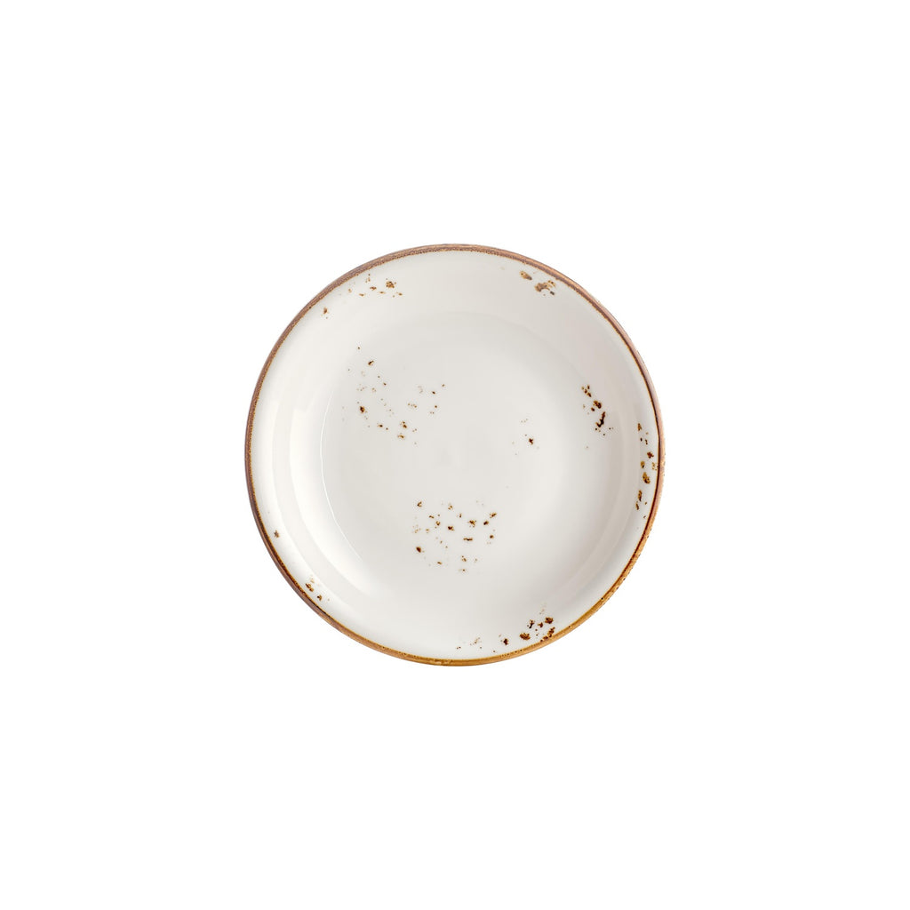 Turgla Harmony Elegance dia.9.75Inch  h:2Inch  44 oz. Round Brown Vitrified Deep Plate SKU: T-HAELFL25CK-6