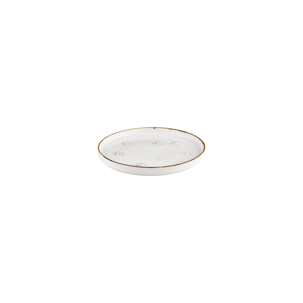 Turgla Harmony Elegance dia.7.5Inch  Round Brown Vitrified Plate SKU: T-HAELHL19RD-6