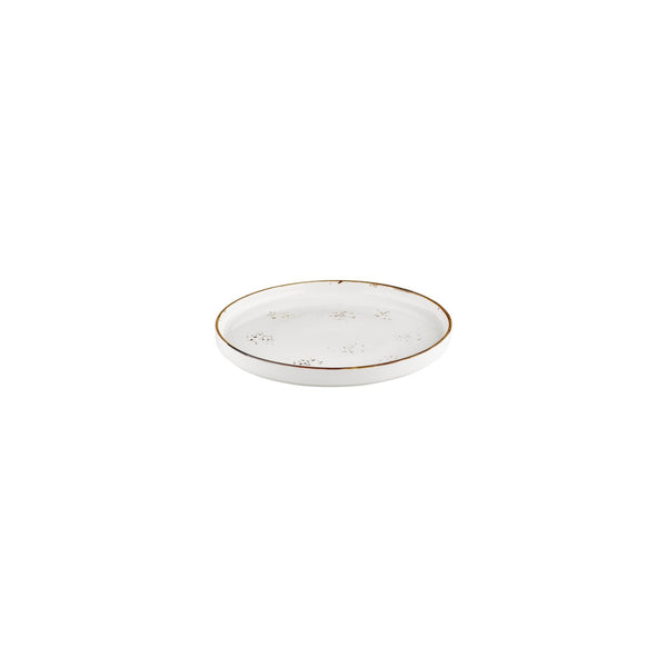 Turgla Harmony Elegance dia.7.5Inch  Round Brown Vitrified Plate SKU: T-HAELHL19RD-6
