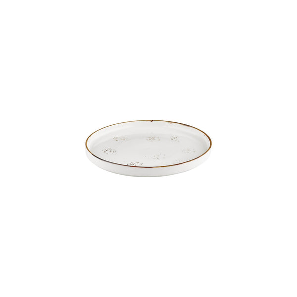 Turgla Harmony Elegance dia.9Inch  Round Brown Vitrified Plate SKU: T-HAELHL23RD-6