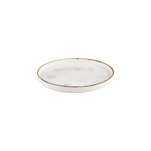 Turgla Harmony Elegance dia.10.75Inch  Round Brown Vitrified Plate SKU: T-HAELHL27RD-6
