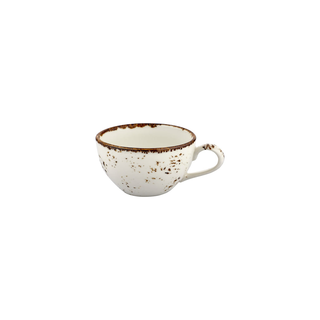 Turgla Harmony Elegance dia.4.25Inch  h:0Inch  12 oz. Round Brown Vitrified Cup SKU: T-HAELZT01CPF-12