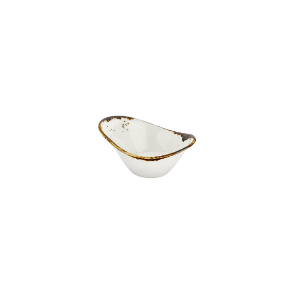 Turgla Harmony Elegance 4.25Inch  x 3.25Inch  x h:0Inch  2 oz. Organic Brown Vitrified Bowl SKU: T-HAELZT11OKS-24