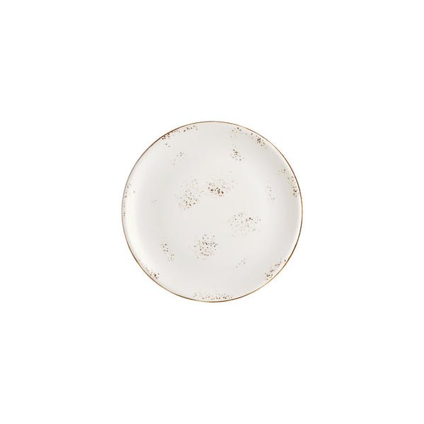 Turgla Harmony Elegance dia.9Inch  Round Brown Vitrified Plate SKU: T-HAELZT23DZ-12