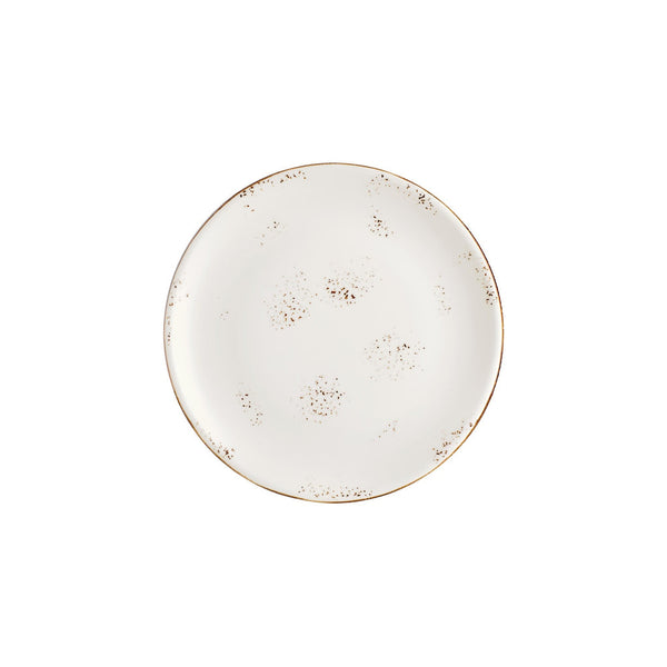 Turgla Harmony Elegance dia.10.75Inch  Round Brown Vitrified Plate SKU: T-HAELZT27DZ-12