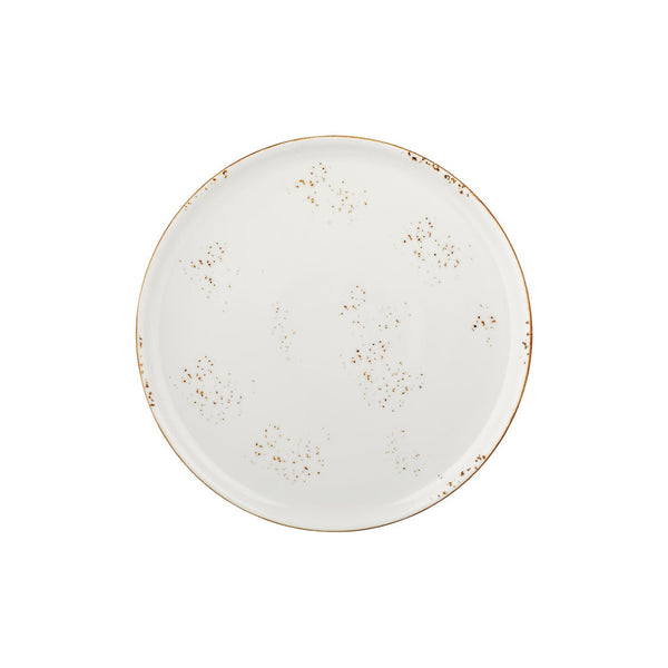Turgla Harmony Elegance dia.12.5Inch  x 12.5Inch  Round Brown Vitrified Pizza Plate SKU: T-HAELZT32PZT-6