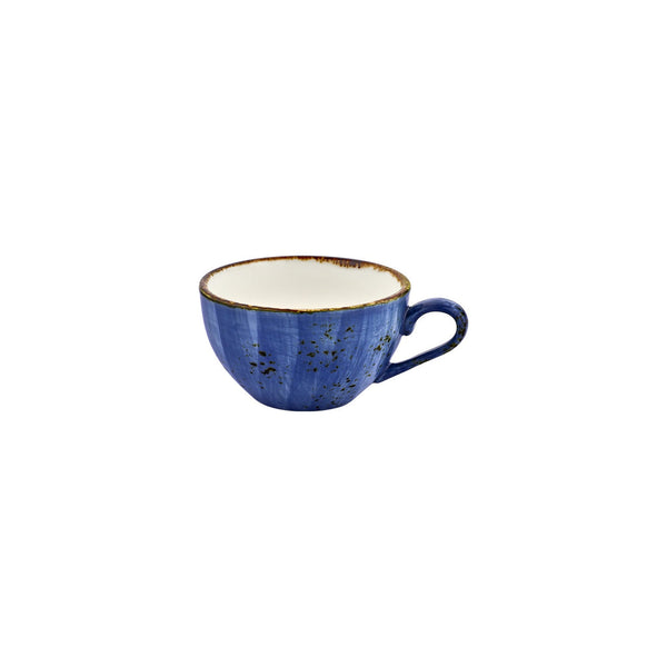 Turgla Enigma dia.4.25Inch  h:0Inch  12 oz. Round Blue Vitrified Cup SKU: T-HAENZT01CPF-12
