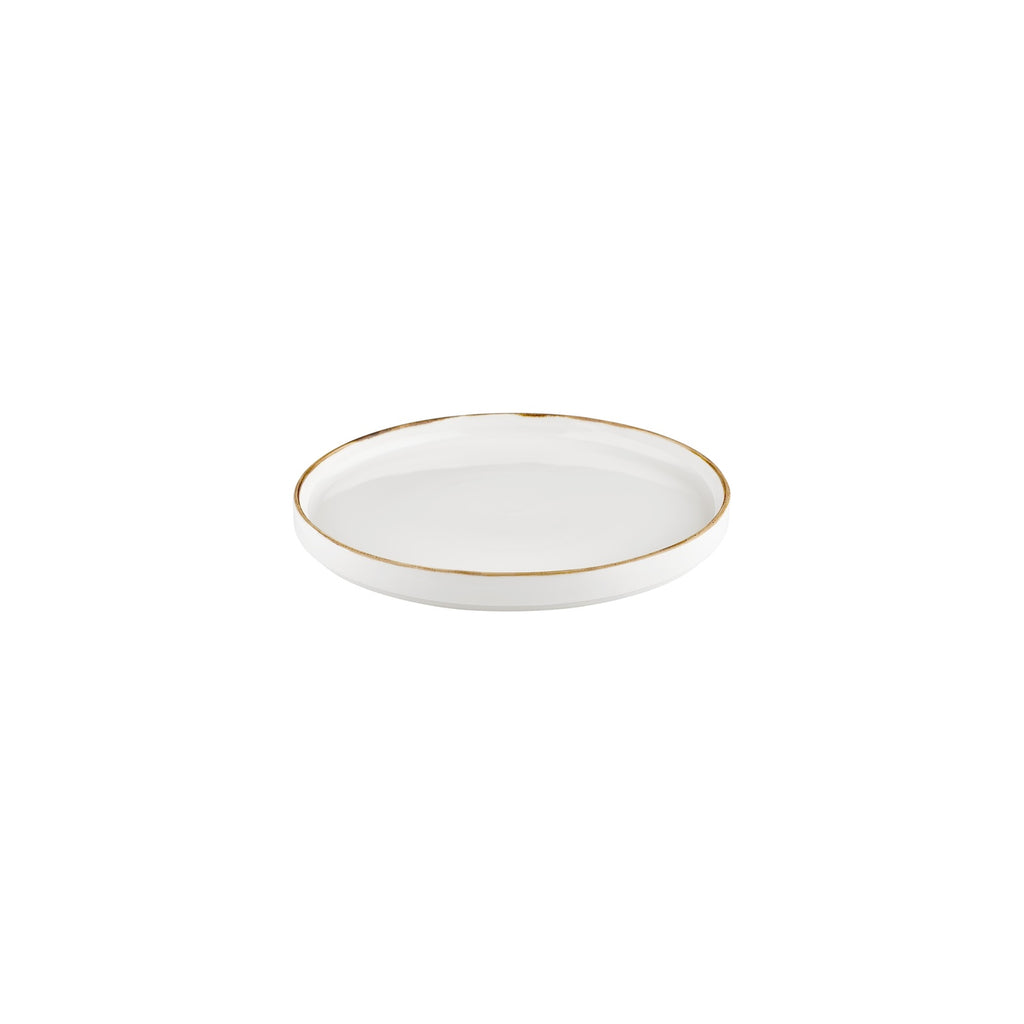Turgla Gleam dia.9Inch  Round Brown Vitrified Plate SKU: T-HAGLHL23RD-6