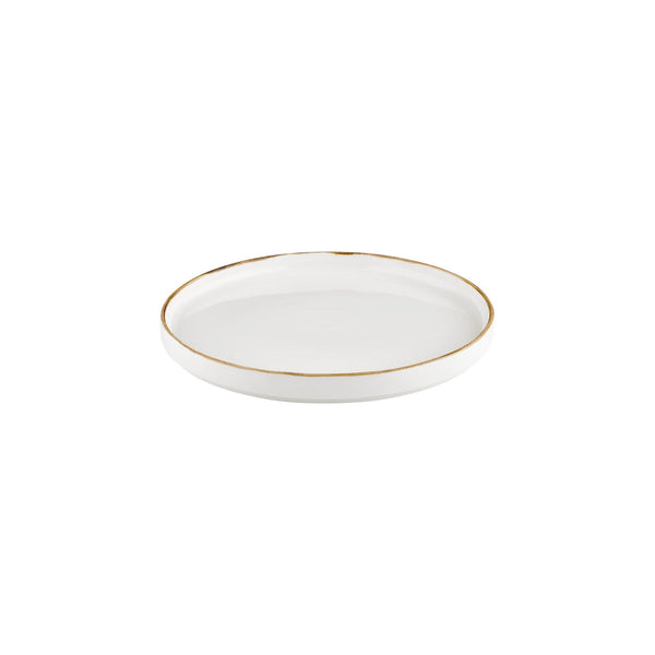 Turgla Gleam dia.10.75Inch  Round Brown Vitrified Plate SKU: T-HAGLHL27RD-6
