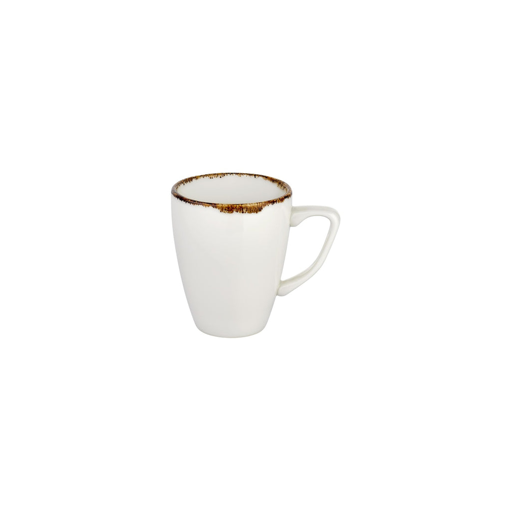Turgla Gleam dia.3.25Inch  h:0Inch  10 oz. Round Brown Vitrified Mug SKU: T-HAGLMUG03KNK-6