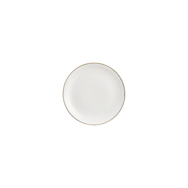Turgla Gleam dia.6.75Inch  Round Brown Vitrified Plate SKU: T-HAGLZT17DZ-12