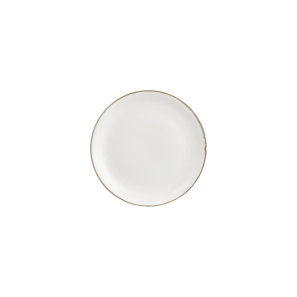 Turgla Gleam dia.8.25Inch  Round Brown Vitrified Plate SKU: T-HAGLZT21DZ-12