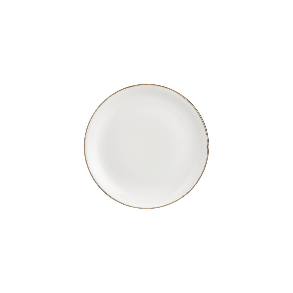 Turgla Gleam dia.9Inch  Round Brown Vitrified Plate SKU: T-HAGLZT23DZ-12