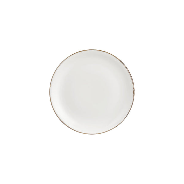 Turgla Gleam dia.9.75Inch  Round Brown Vitrified Plate SKU: T-HAGLZT25DZ-12