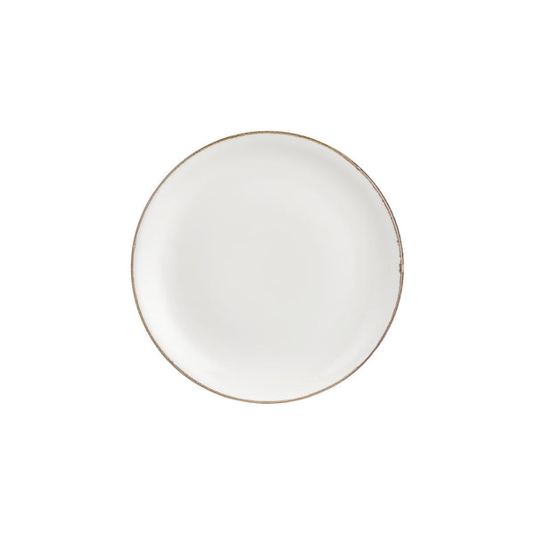 Turgla Gleam dia.10.75Inch  Round Brown Vitrified Plate SKU: T-HAGLZT27DZ-12