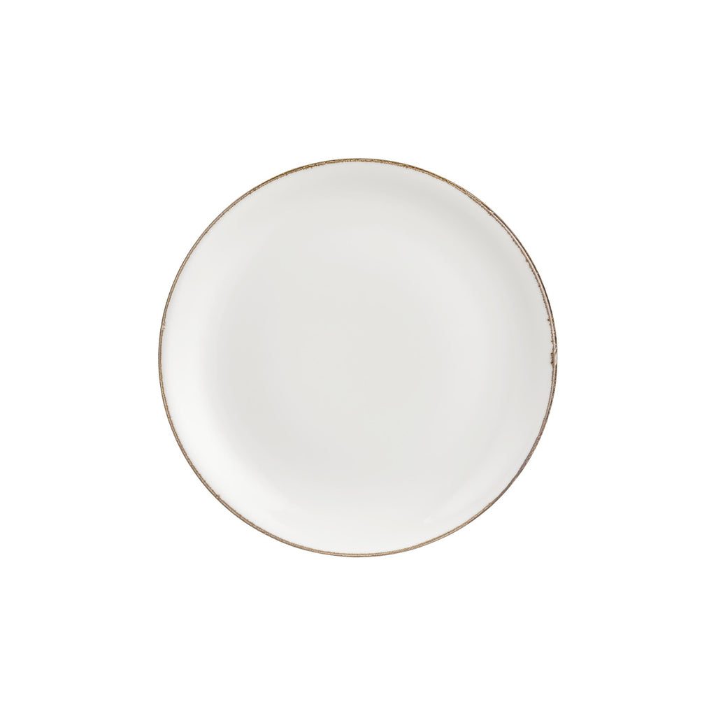 Turgla Gleam dia.11.75Inch  Round Brown Vitrified Plate SKU: T-HAGLZT30DZ-6