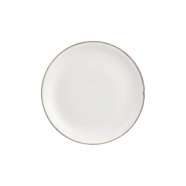 Turgla Gleam dia.11.75Inch  Round Brown Vitrified Plate SKU: T-HAGLZT30DZ-6