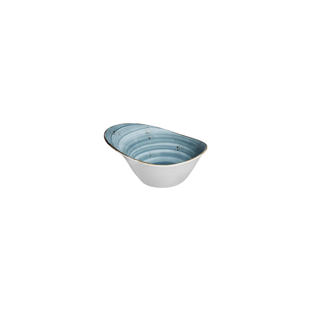 Turgla Infinity 4.25Inch  x 3.25Inch  x h:0Inch  2 oz. Organic Turquoise Vitrified Bowl SKU: T-HAINZT11OKS-24