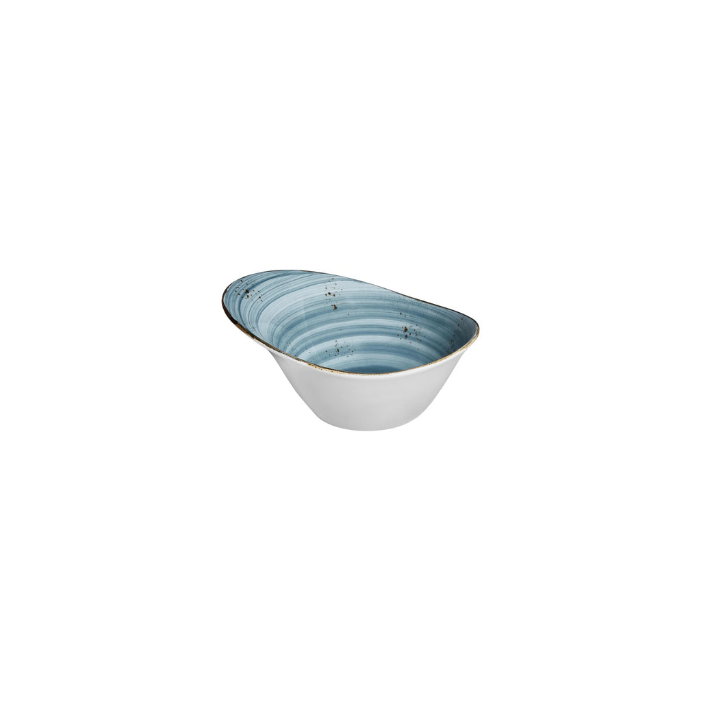 Turgla Infinity dia.7.75Inch  h:0Inch  17 oz. Round Turquoise Vitrified Bowl SKU: T-HAINZT20OKS-6