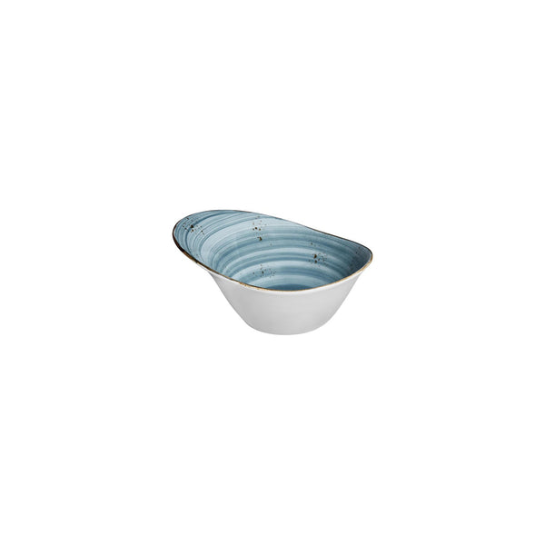 Turgla Infinity dia.7.75Inch  h:0Inch  17 oz. Round Turquoise Vitrified Bowl SKU: T-HAINZT20OKS-6