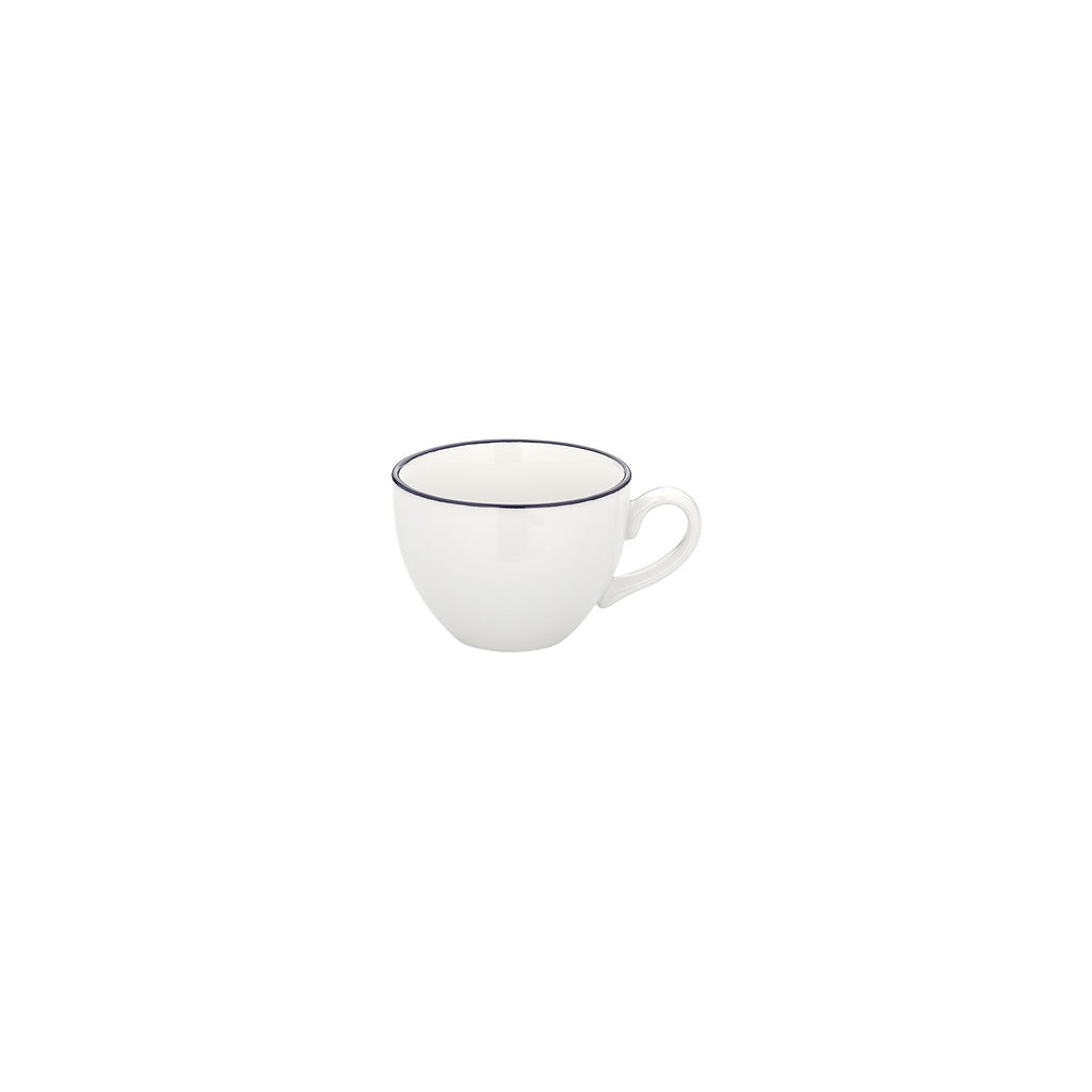 Turgla Edera dia.4Inch  h:2.75Inch  7 oz. Round Blue Vitrified Cup SKU: T-HAKBZT01CF-12