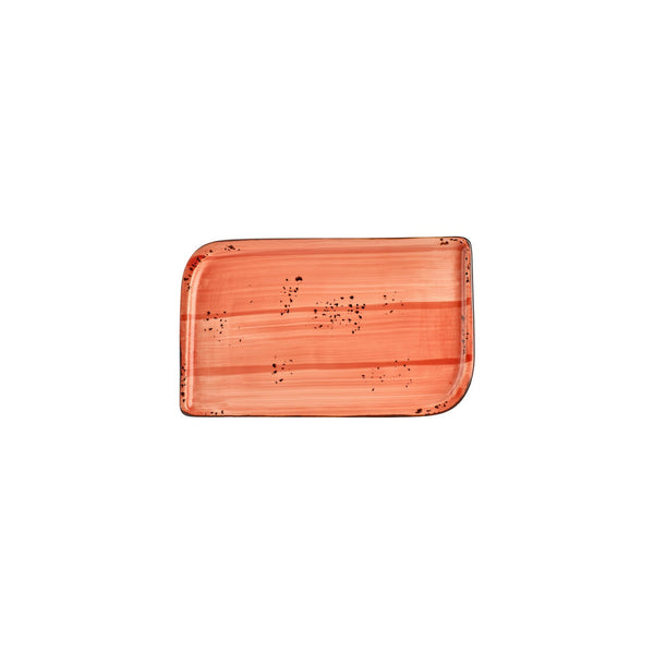 Turgla Laterite 9.5Inch  x 6Inch  Rectangular Orange Vitrified Plate SKU: T-HALTAR28DT-12