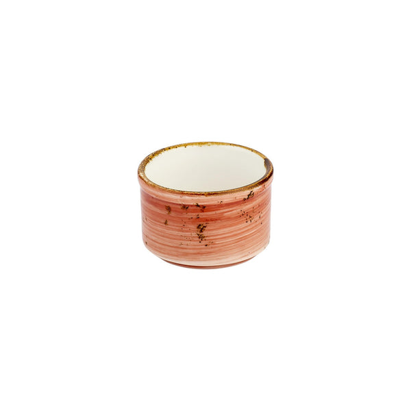 Turgla Laterite dia.3Inch  x 3Inch  x h:0Inch  Round Orange Vitrified Sugar Bowl SKU: T-HALTGT01SK-12