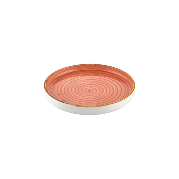 Turgla Laterite dia.10.75Inch  Round Orange Vitrified Plate SKU: T-HALTHL27RD-6
